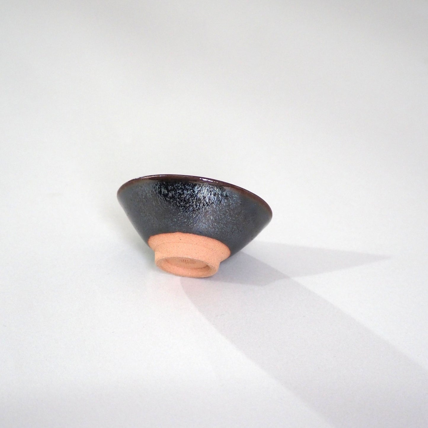 京焼 石雲窯作 天目釉茶杯 A 50ml