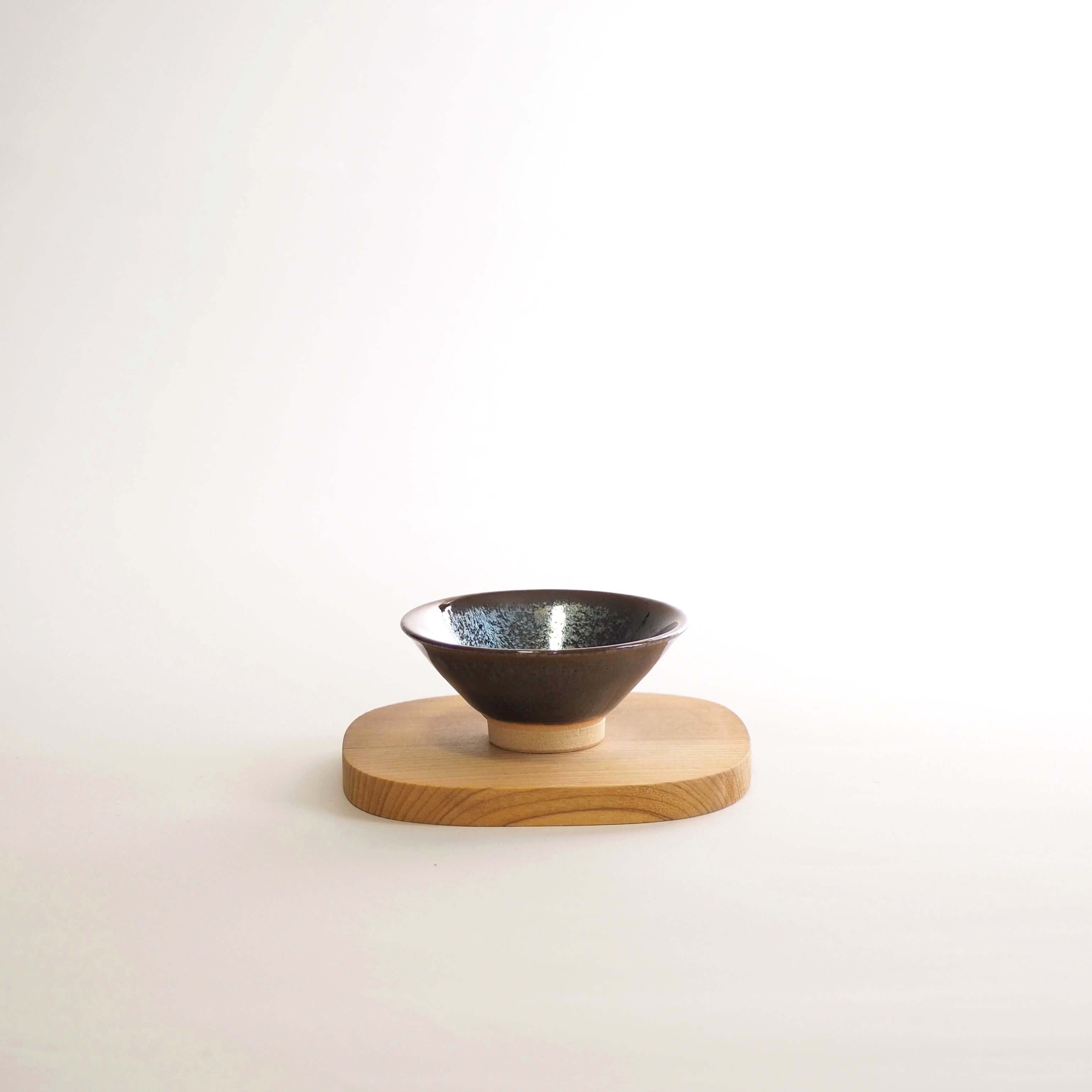 天目釉茶杯 京焼 石雲窯 | 煎茶 中国茶 台湾茶向け 本格茶器 – 煎茶
