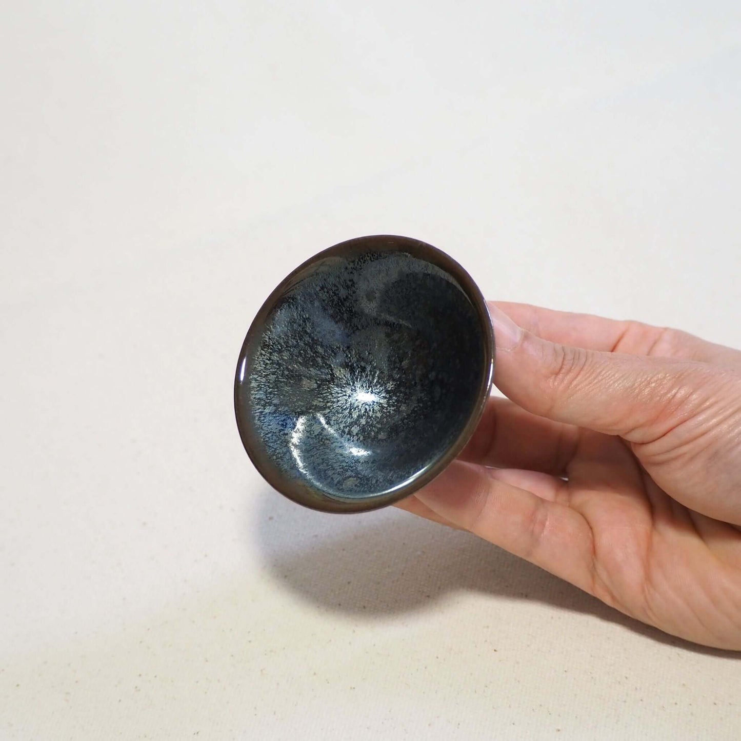 京燒 石雲窯 天目釉茶杯 B (50ml)