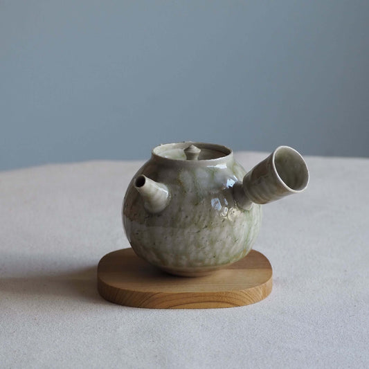 Kyoware ash glaze Kyusu teapot 250ml