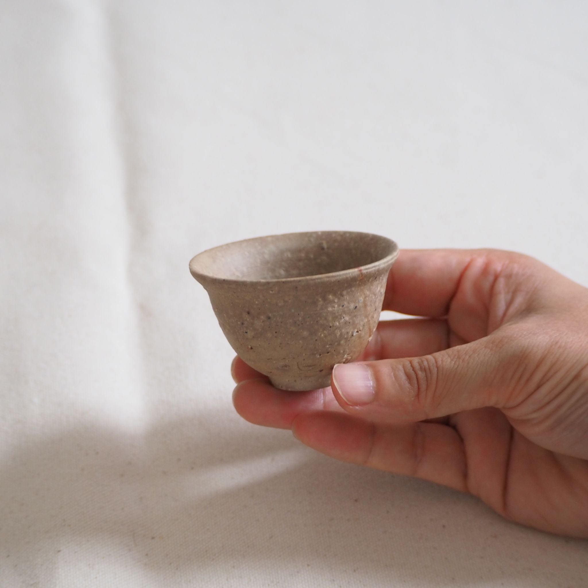 備前焼 森一朗工房作 緋襷茶杯 50ml [東山堂煎茶器店 オンライン