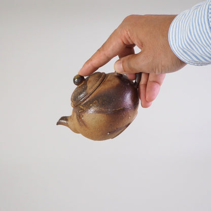 Bizenware Mori Ichiro studio Hidasuki teapot B (180ml)