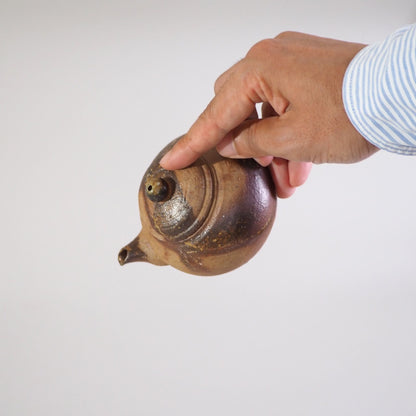 Bizenware Mori Ichiro studio Hidasuki teapot B (180ml)
