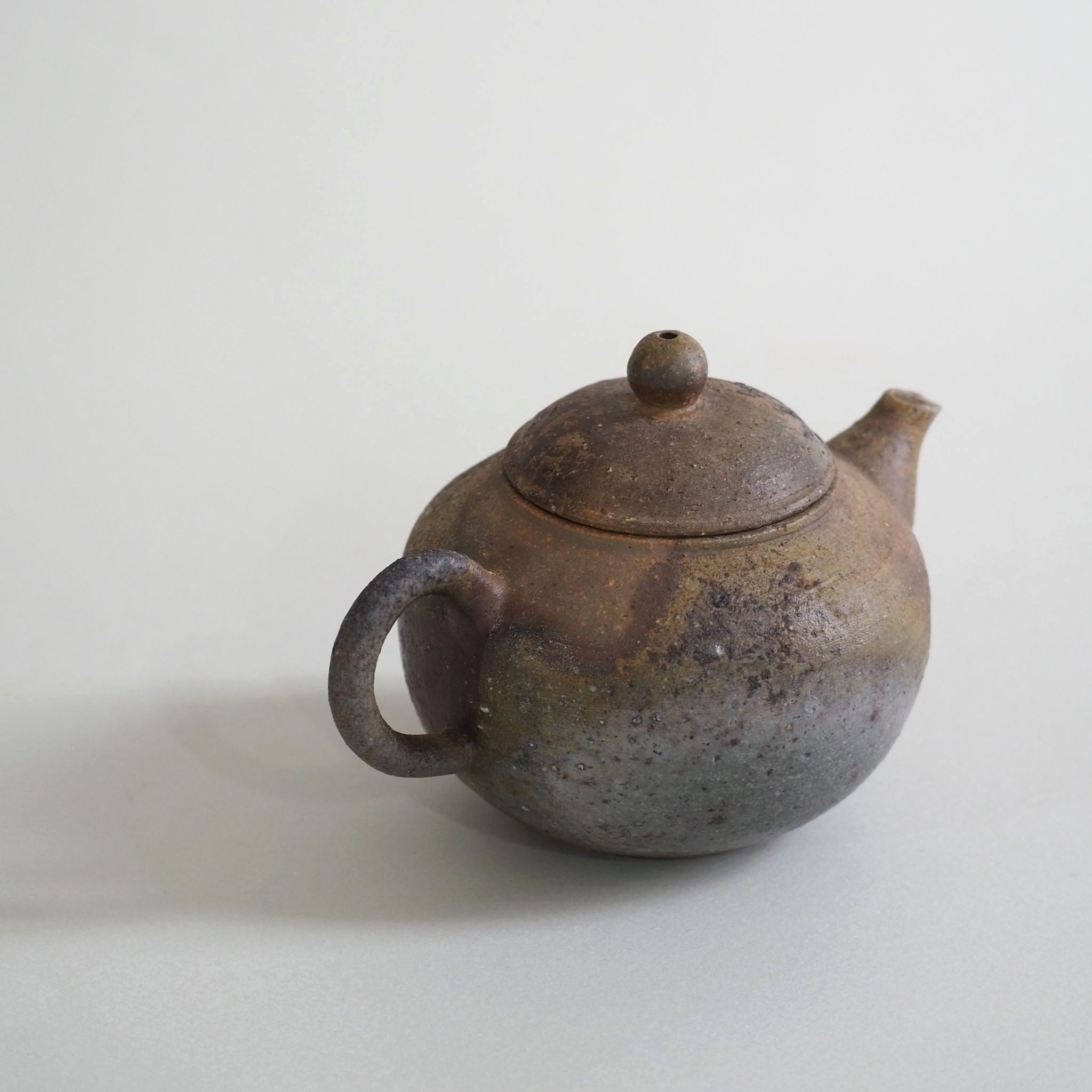 備前焼 森一朗工房作 窯変急須 [東山堂煎茶器店 オンラインショップ