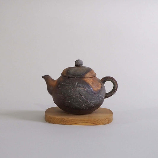Bizen ware Ichiro Mori studio Sesame Kiln-Changed Teapot 180ml