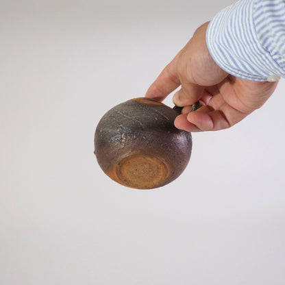 Bizen ware Ichiro Mori studio Sesame Kiln-Changed Teapot 180ml