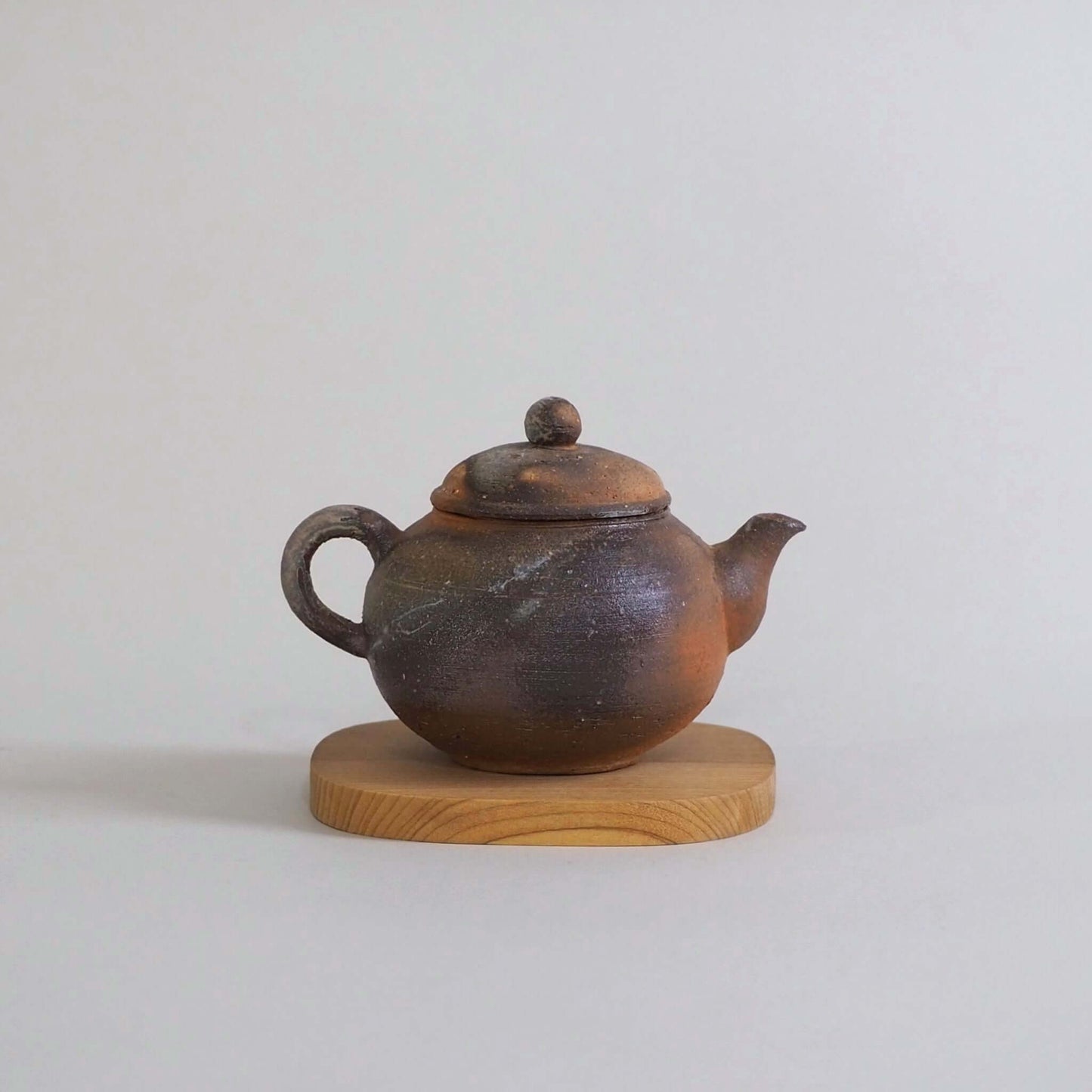 Bizen ware Ichiro Mori studio Sesame Kiln-Changed Teapot 180ml