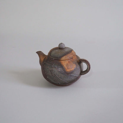 Bizen ware Ichiro Mori studio Sesame Kiln-Changed Teapot 180ml