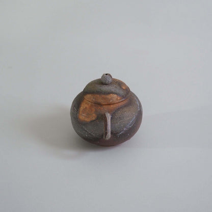 Bizen ware Ichiro Mori studio Sesame Kiln-Changed Teapot 180ml