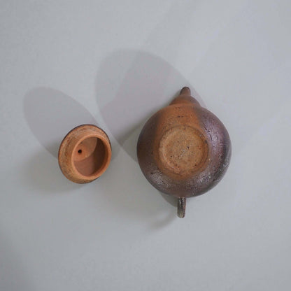 Bizen ware Ichiro Mori studio Sesame Kiln-Changed Teapot 180ml