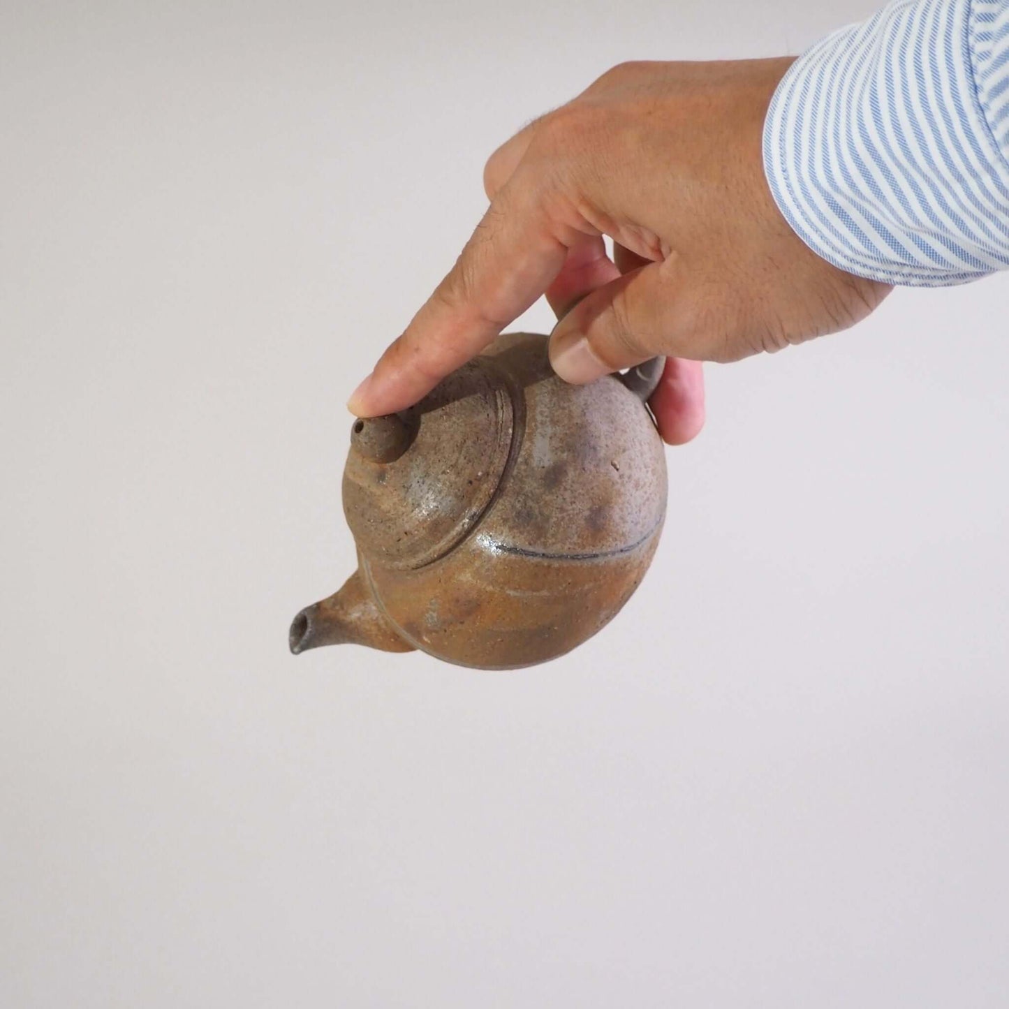 Bizen ware Ichiro Mori studio Goma (Sesame) Teapot B 180ml