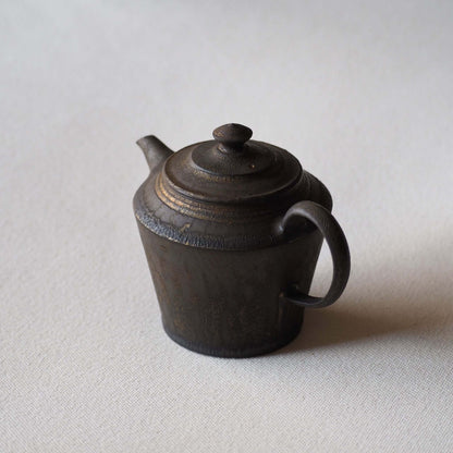 Kyoware black-gold glaze teapot 140ml