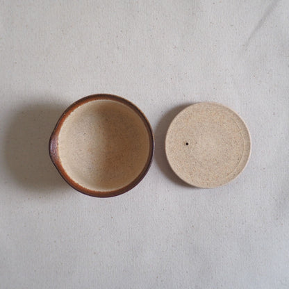 Shigaraki ware Soutouen kiln Sencha Houhin, dark brown (100ml)