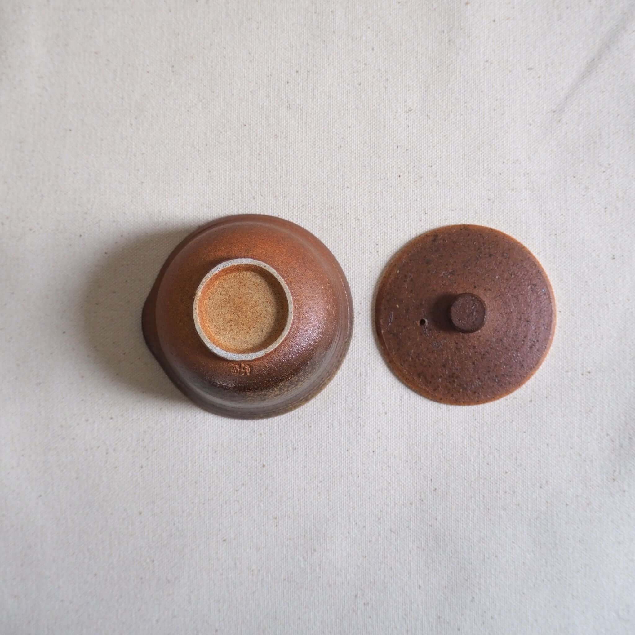 信楽焼 宗陶苑作 煎茶宝瓶 こげ茶色 [東山堂煎茶器店 オンライン