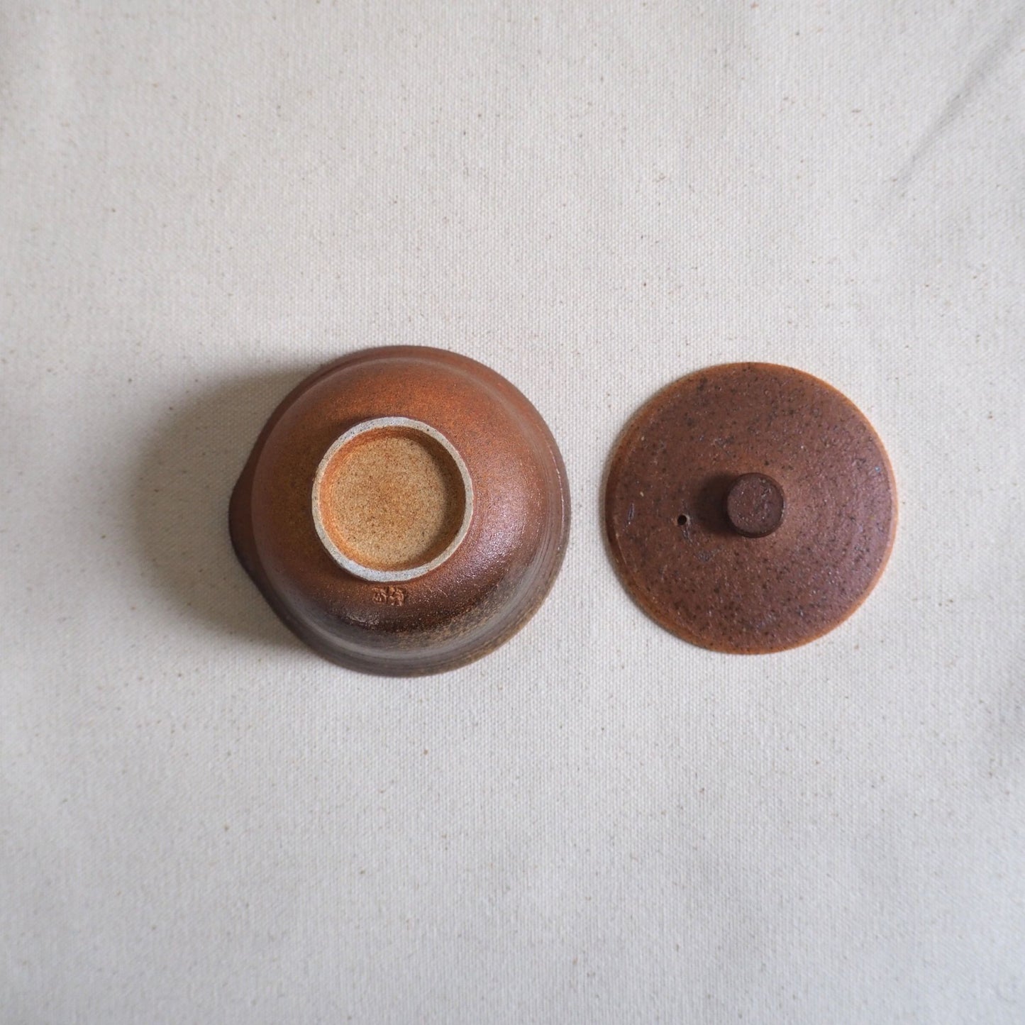 Shigaraki ware Soutouen kiln Sencha Houhin, dark brown (100ml)