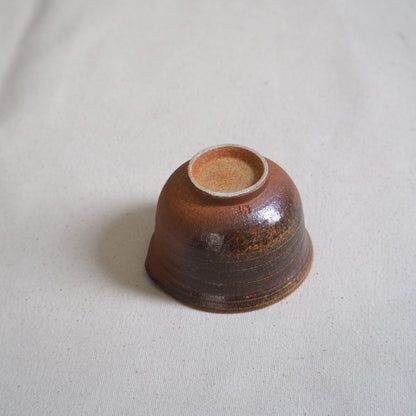 Shigaraki ware Soutouen kiln Sencha Houhin, dark brown (100ml)