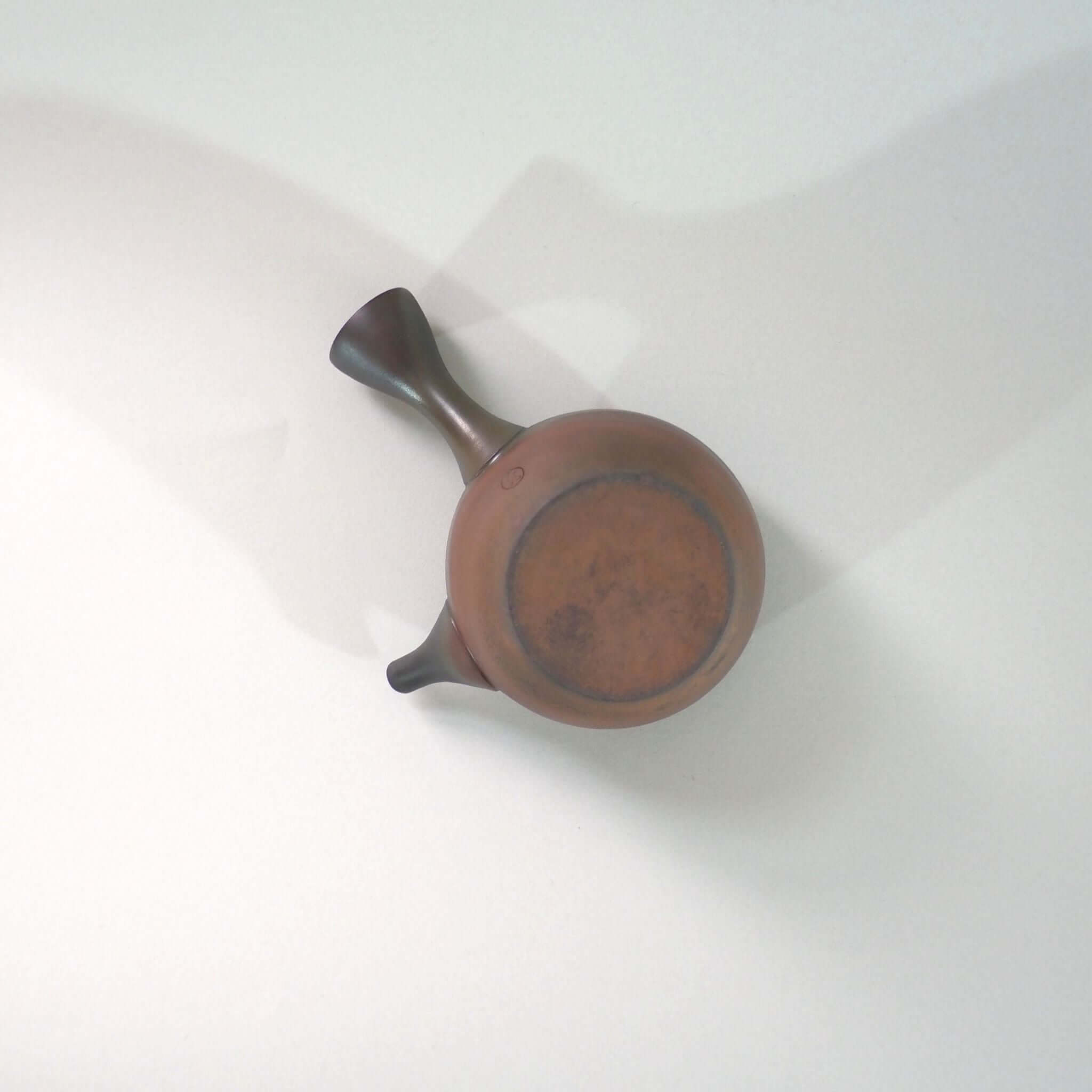 常滑焼　貿易票貼茶壺　27cm　明治～昭和初期 常滑焼 貿易票貼茶壺 27cm 明治～昭和初期