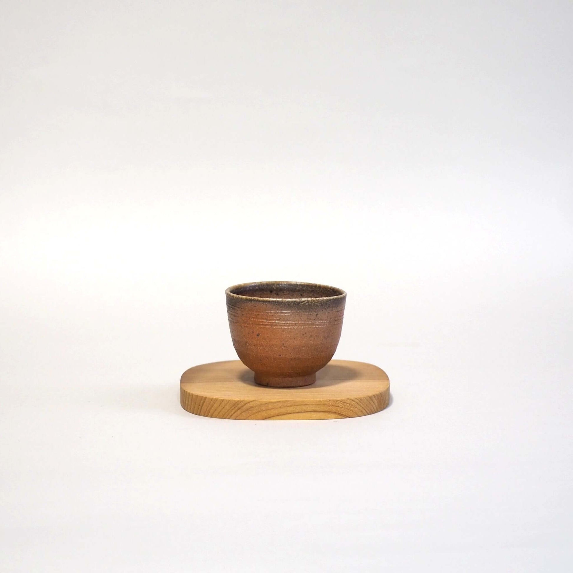 信楽焼 宗陶苑作 窯変煎茶杯 60ml 正面