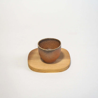 信楽焼 宗陶苑作 窯変煎茶杯 60ml 斜め上から