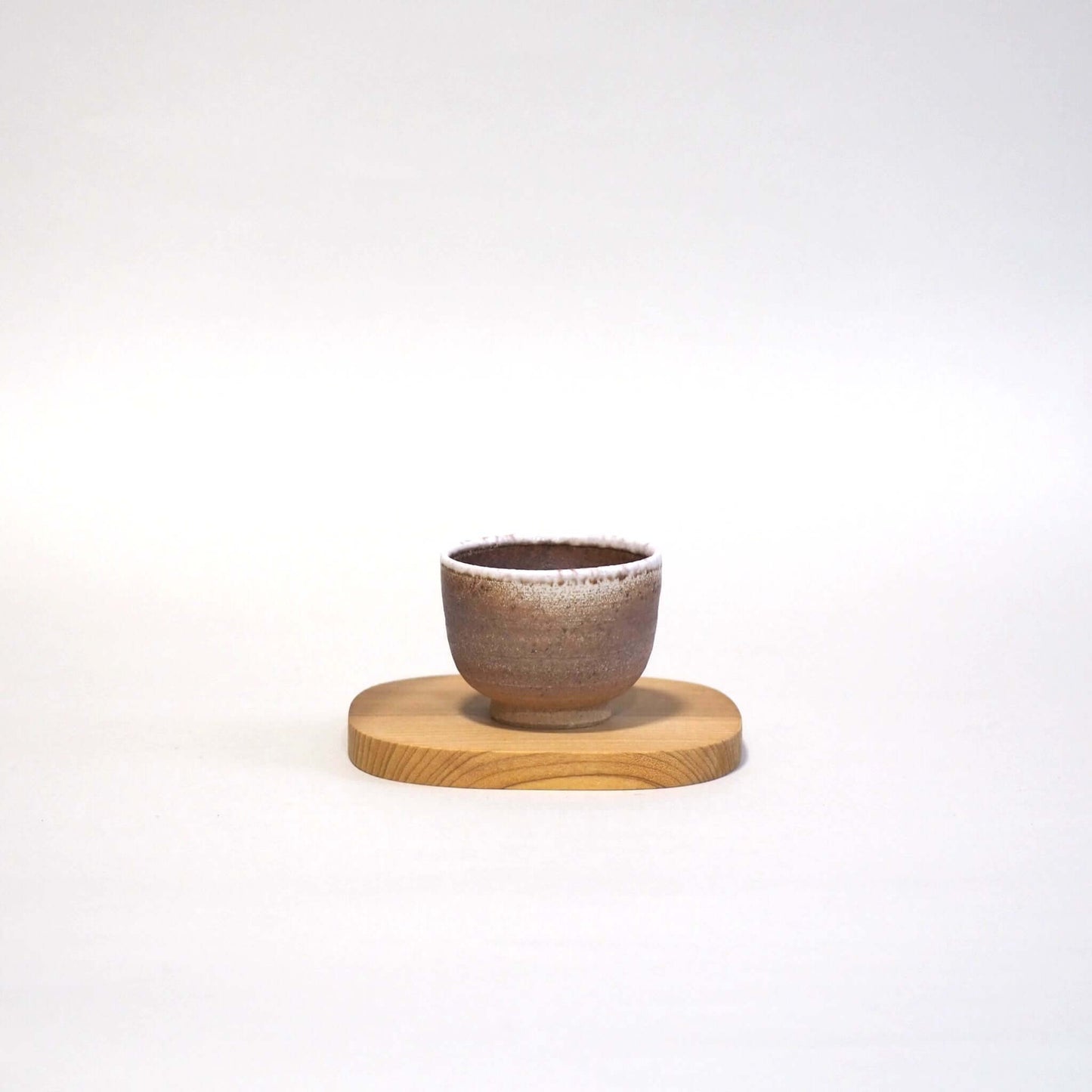 信楽焼　宗陶苑作　煎茶杯　窯変薄紫A　60ml
