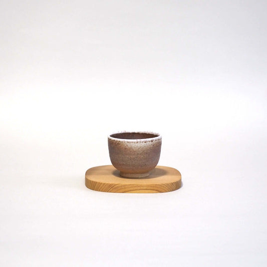 信楽焼　宗陶苑作　煎茶杯　窯変薄紫A　60ml