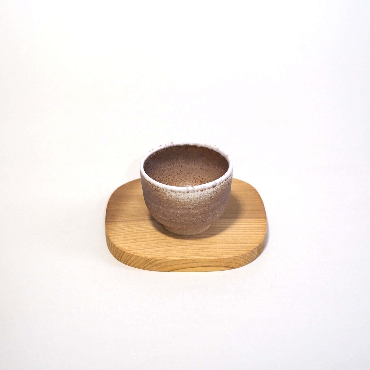 信楽焼　宗陶苑作　煎茶杯　窯変薄紫A　60ml