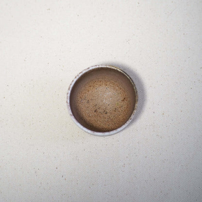 信乐烧，曹洞园出品，煎茶杯，窑烧浅紫色B，60毫升