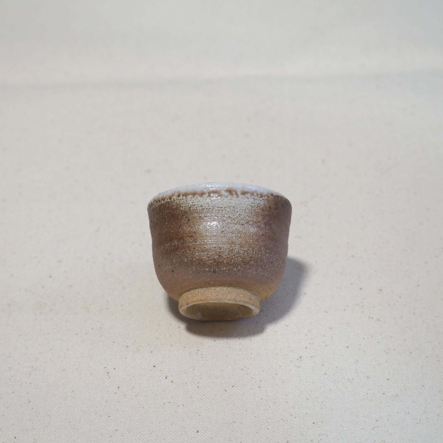 Shigaraki ware, made by Sōtōen, Sencha tea cup, kiln-fired light purple B, 60ml