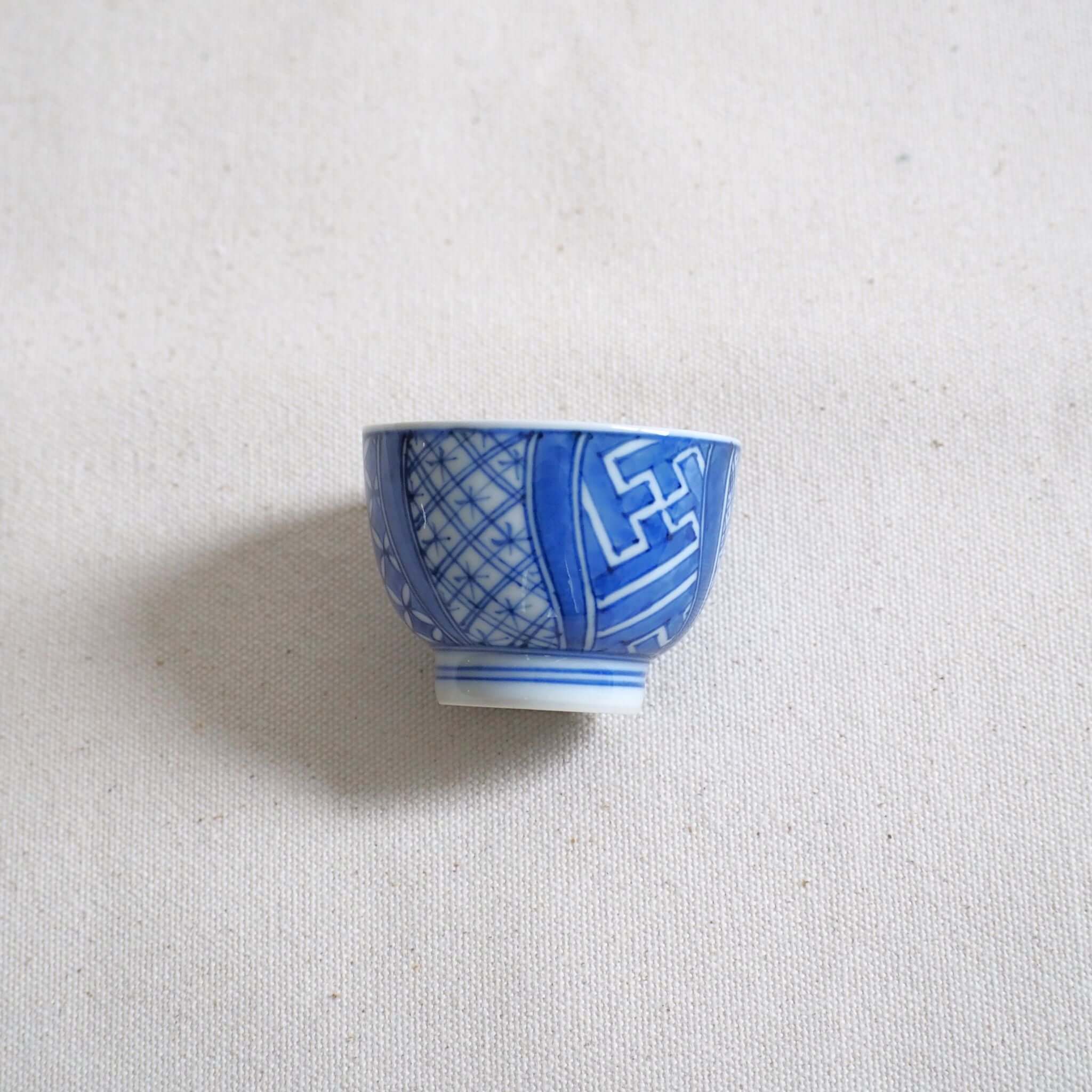 京焼 昭阿弥 染付祥瑞茶杯 50ml | 煎茶・中国茶・台湾茶向け手描き磁器