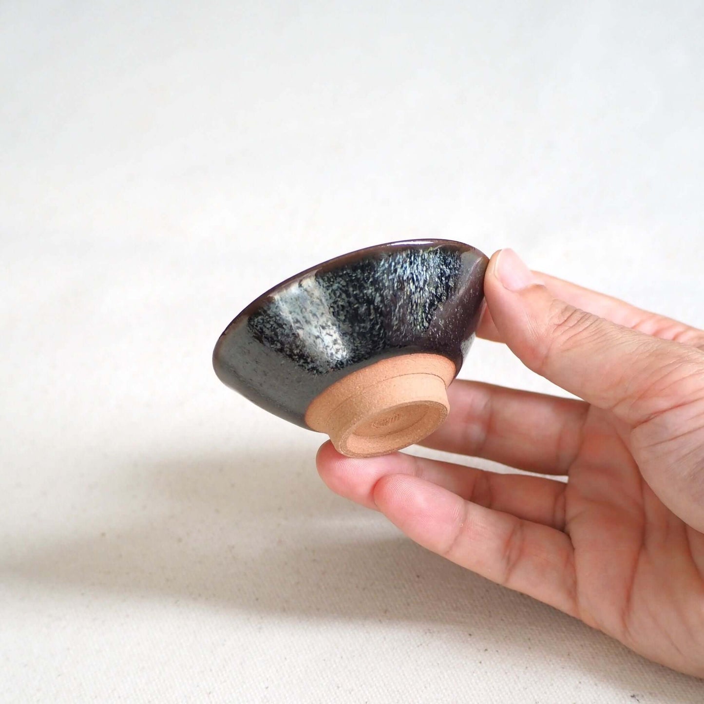 京焼　石雲窯作　天目釉茶杯 A　50ml
