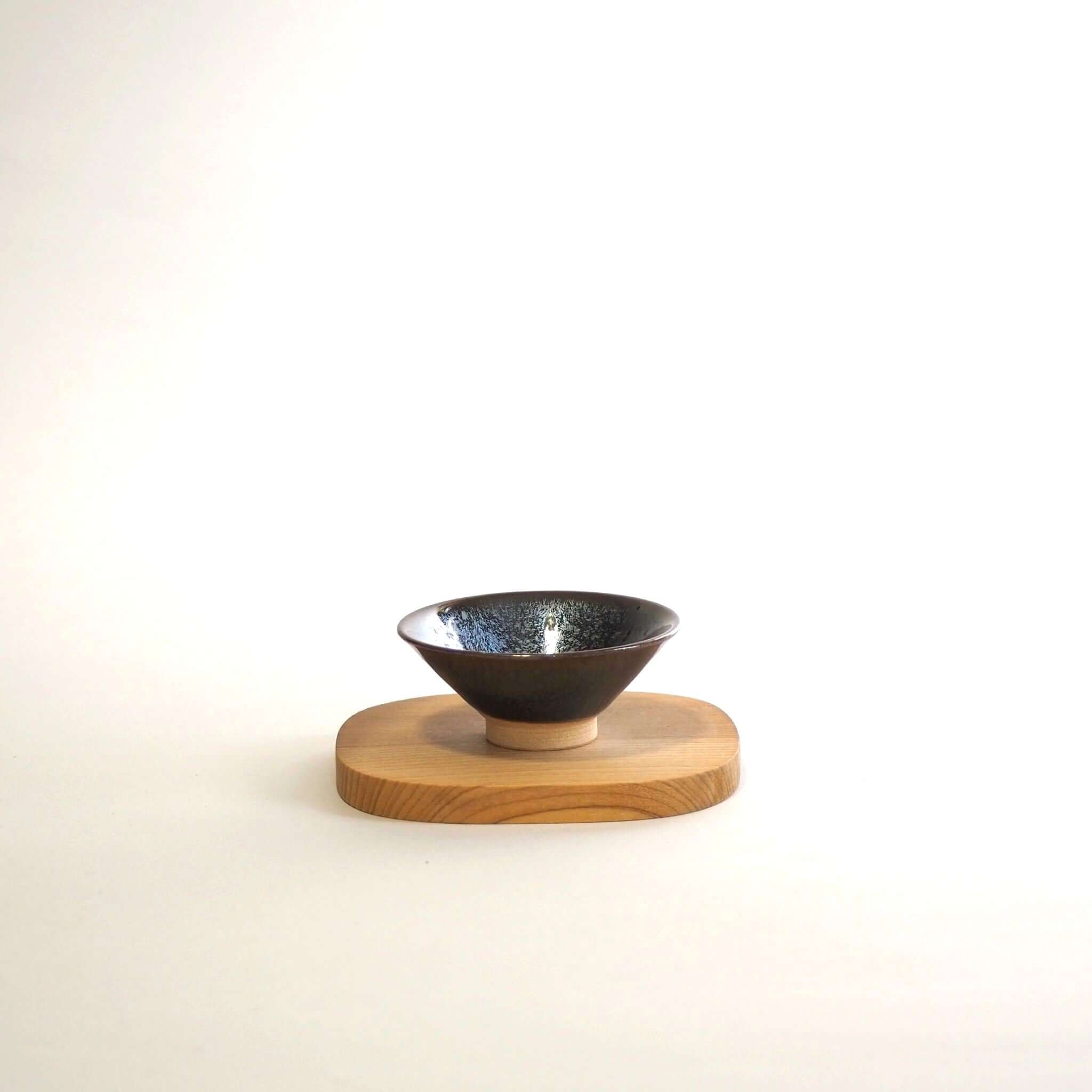 天目釉茶杯 京焼 石雲窯 | 煎茶 中国茶 台湾茶向け 本格茶器 – 煎茶