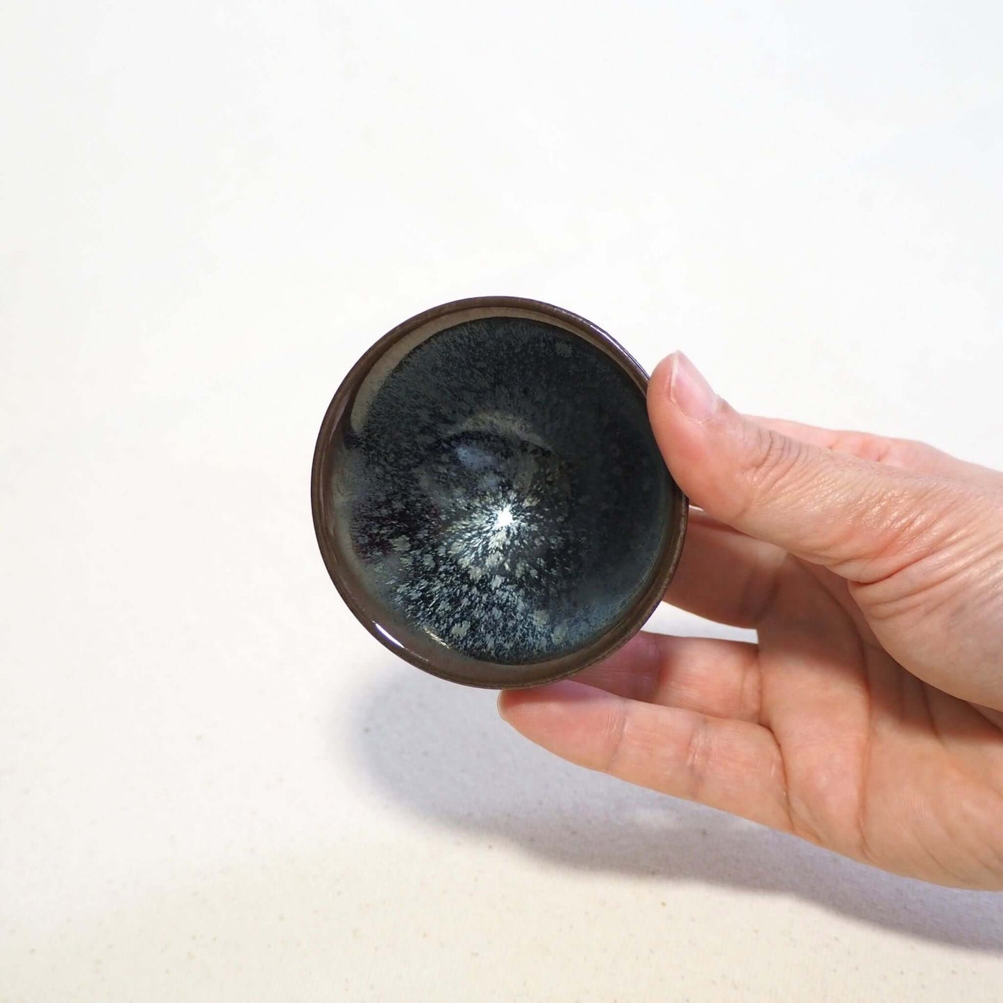 京燒　石雲窯　天目釉茶杯 A (50ml)