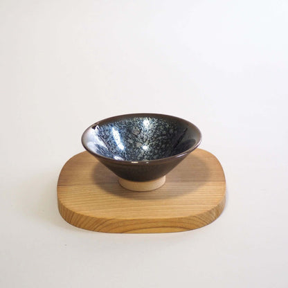 京燒　石雲窯　天目釉茶杯 A (50ml)