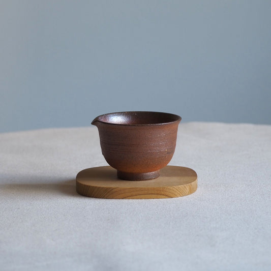 Shigaraki ware Soutouen kiln Sencha Yuzamashi, dark brown (100ml)