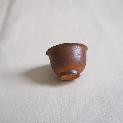 Shigaraki ware Soutouen kiln Sencha Yuzamashi, dark brown (100ml)