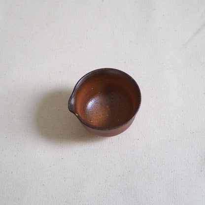 Shigaraki ware Soutouen kiln Sencha Yuzamashi, dark brown (100ml)