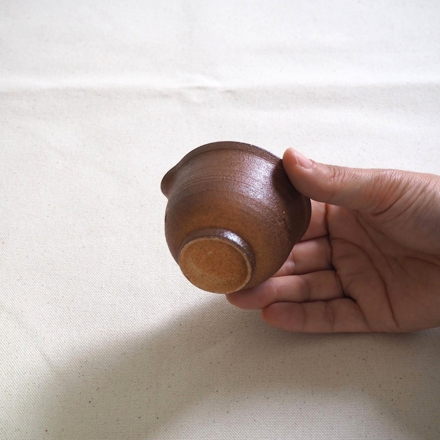 Shigaraki ware Soutouen kiln Sencha Yuzamashi, dark brown (100ml)